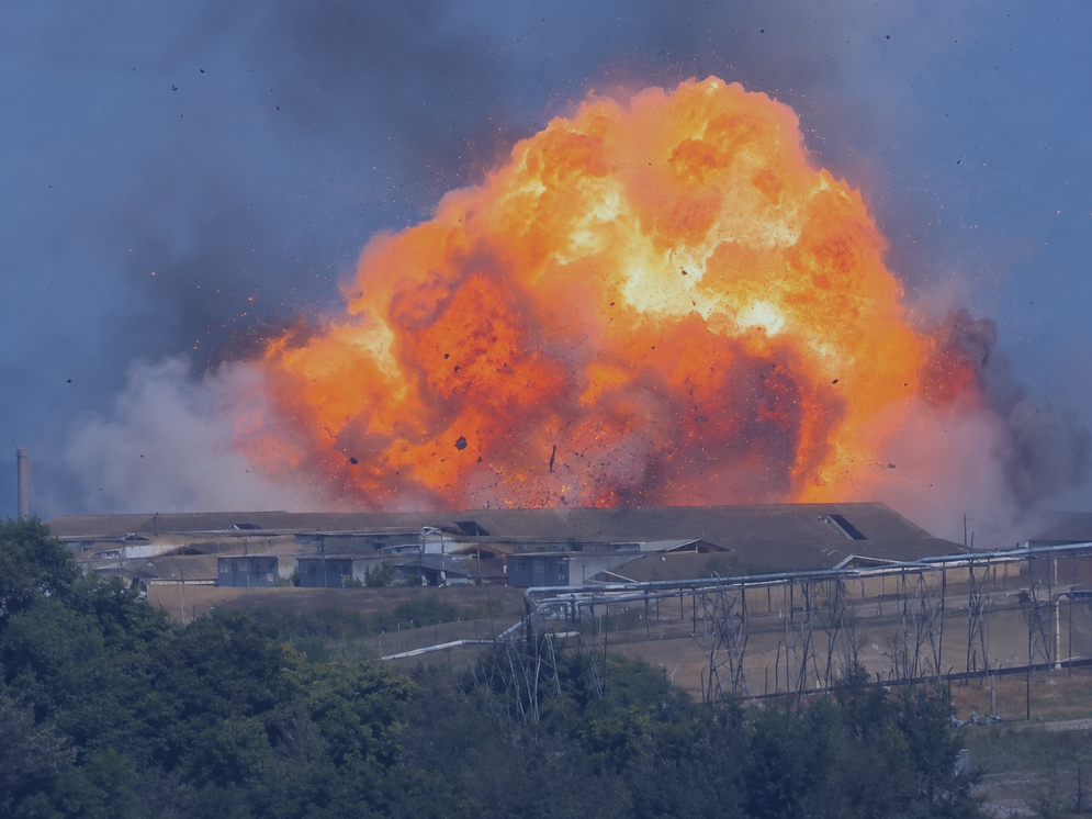 Violente explosion sur le site industriel KNDS Ammo Italy à Colleferro